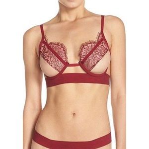 For love and lemons red bra